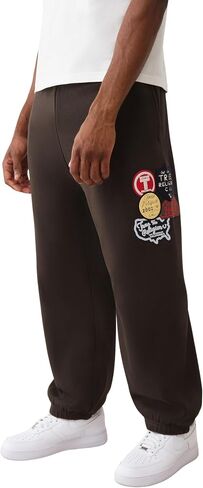 True Religion Men's Patch Vintage Baggy Joggers in Saudi Arabia