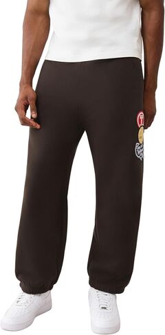 True Religion Men's Patch Vintage Baggy Joggers in Saudi Arabia