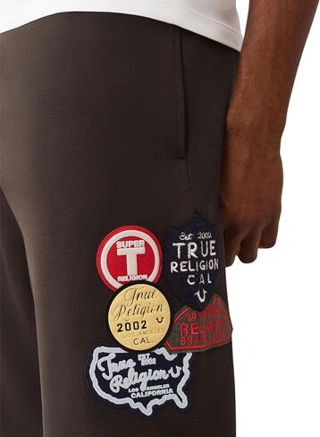 True Religion Men's Patch Vintage Baggy Joggers in Saudi Arabia