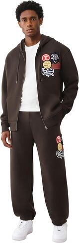 True Religion Men's Patch Vintage Baggy Joggers in Saudi Arabia