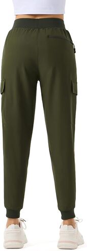 ZENGVEE Women's Quick Dry Hiking Cargo Pants with 5 Pockets Lightweight Athletic Travel Outdoor Joggers Casual Track in Kuwait