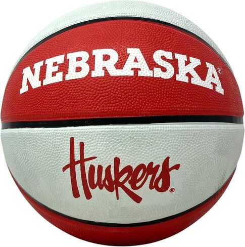 Rawlings NCAA Nebraska Crossover Full Size Basketball, One Size, Team Colors in Saudi Arabia