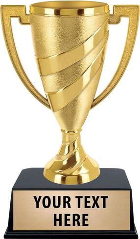 جوائز التاج الكأس الذهبية الكأس الذهبية تقدير الكأس المخصصة مع النقش على القاعدة المعاصرة in Saudi Arabia