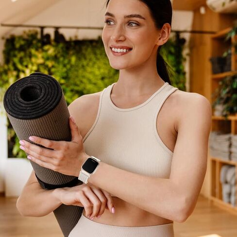 شريط مضفر من النايلون لـ Garmin Venu Sq/Sq Music/Sq 2/Sq 2 Music، حزام مطاطي 20 مم لـ Garmin Venu 2 Plus/Vivoactive 3/5/6/Vivomove HR/Forerunner 55 245 645 in Kuwait