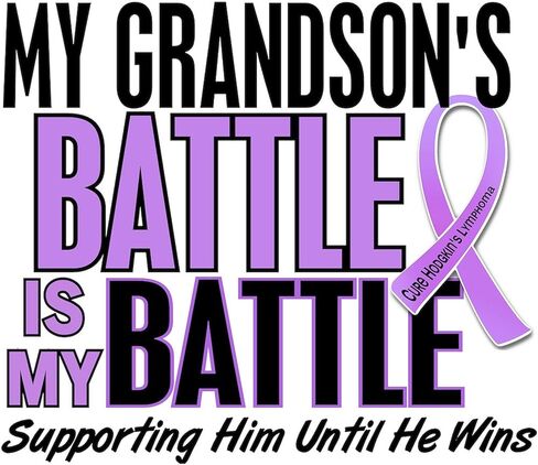 CafePress My Battle Too Hodgkin's Lymphoma Oval Car Bumper Sticker in Saudi Arabia