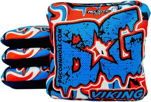BG Cornhole Viking Bags | Exclusive to Amazon | Set of 4 Bags in Saudi Arabia