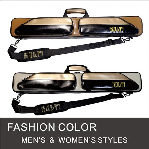 حقيبة عصا البلياردو، حقيبة حمل عصا البلياردو مبطنة ناعمة مع جيوب متعددة للأعقاب والأعمدة، حقيبة عصا البلياردو مع أشرطة لعصي البلياردو وملحقاتها in Kuwait