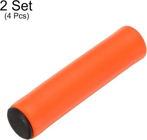 HARFINGTON Bike Handlebar Grips Model Comfortable Non-Slip Grips Silicone Foam Enhanced Grip Shock-Absorption BMX Grips for Mountain Bikes and Scooter in Saudi Arabia