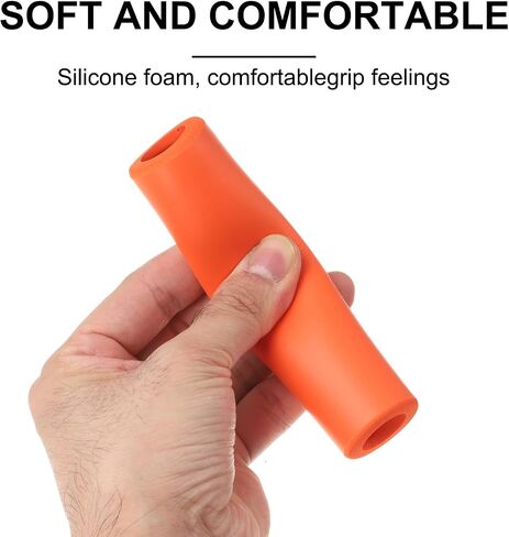 HARFINGTON Bike Handlebar Grips Model Comfortable Non-Slip Grips Silicone Foam Enhanced Grip Shock-Absorption BMX Grips for Mountain Bikes and Scooter in Saudi Arabia