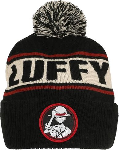 Bioworld One Piece Luffy Black Cuff Beanie in Saudi Arabia