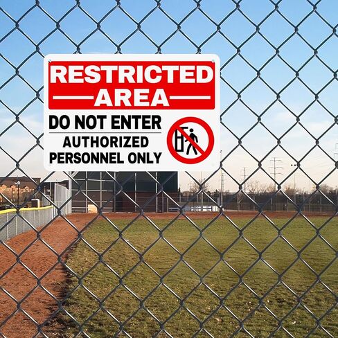 Football Field Warning Tin Sign Man Cave Vintage Metal Sign, Football Players Only Tin Sign For Soccer Fields Park Outdoor 12"x8" in Saudi Arabia