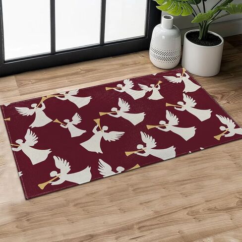 سجادة باب داخلية لكرة القدم الوطنية، ممسحة العلم الأمريكي الكلاسيكي، 29.5 × 17 بوصة سجادة أرضية مطاطية غير قابلة للانزلاق، سجادة دخول، لغرفة المعيشة، المكتب، عربة سكن متنقلة، سجادات مداخل المدخل، هدايا ممسحة in Kuwait