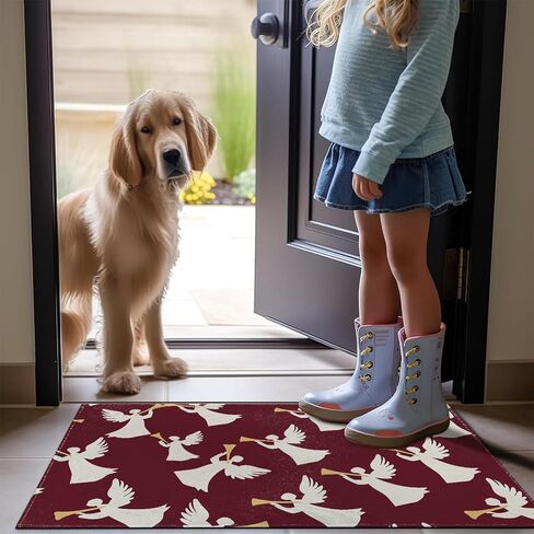 سجادة باب داخلية لكرة القدم الوطنية، ممسحة العلم الأمريكي الكلاسيكي، 29.5 × 17 بوصة سجادة أرضية مطاطية غير قابلة للانزلاق، سجادة دخول، لغرفة المعيشة، المكتب، عربة سكن متنقلة، سجادات مداخل المدخل، هدايا ممسحة in Kuwait