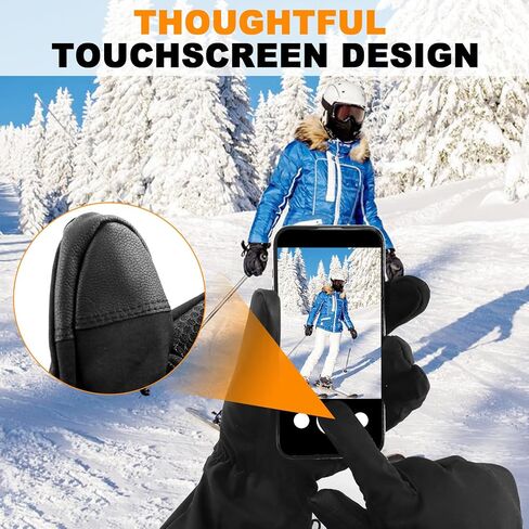 AYEAH Rechargeable Heated Gloves with 3 Heat Settings for Winter Outdoor Work Hunting Camping Snowboarding Hiking in Saudi Arabia