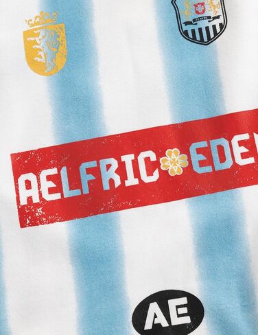 Aelfric Eden 77 Stripe Print Sweatshirt Crewneck Vintage Graphic Pullover Streetwear Unisex Long Sleeve Jersey Shirt Tops in Saudi Arabia