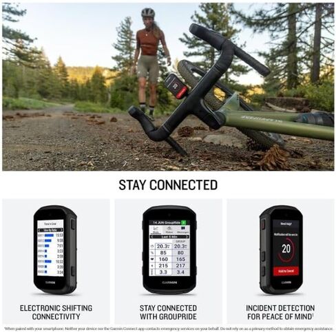 Garmin Edge 850 Compact GPS Cycling Computer 2.7" Vivid Color Touchscreen Display with Wearable4U PowerBank Bundle in Saudi Arabia