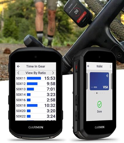 Garmin Edge 850 Compact GPS Cycling Computer 2.7" Vivid Color Touchscreen Display with Wearable4U PowerBank Bundle in Saudi Arabia