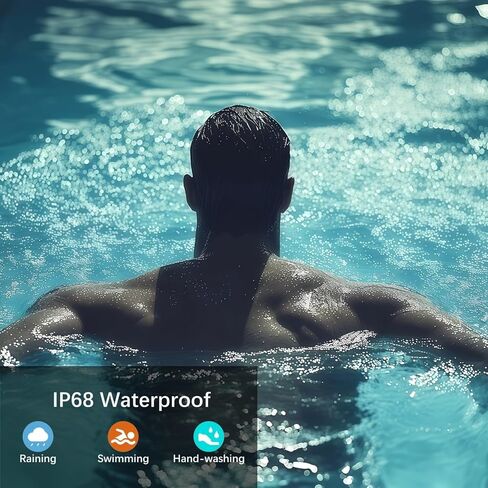Smart Ring Fitness Tracker for iOS & Android – Sleep Monitor Heart Rate Blood Oxygen & Pressure 8 Sports Modes IP68 Waterproof NO Subscription Long Battery Life (Titanium Silver, 9#) in Saudi Arabia