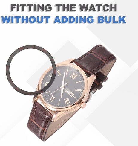 PATIKIL Watch Bezel Insert 51mm, Stainless Steel Watch Bezel Ring Adhesive Anti Scratch Bumper Cover Wristwatch Loop Frame Protective Case for Garmin for Fenix 8Solar, Black/White in Saudi Arabia