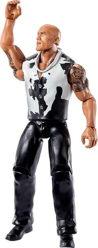 WWE Mattel The Rock Action Figure, Main Event Series Top Pick, 6-inch Collectible Superstar with 14 Articulation Points & Life-Like Look in Saudi Arabia