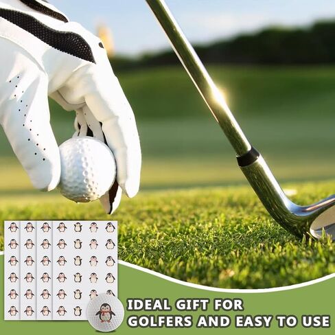 OLYCRAFT 7 Sheets/168Pcs Butterfly Pattern Golf Ball Stickers Golf Ball Markers Self Adhesive Waterproof Decals Golfing Accessories Stickers for Identify Golf Balls Golf Themed Party Decorations in Saudi Arabia