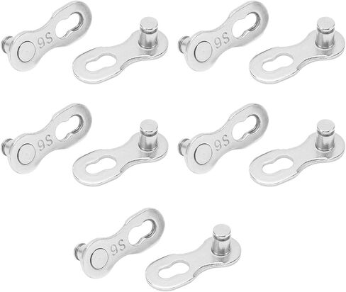 5 Pairs Heavy Duty Bike Chain Master Link, Reusable Bike Chain Link Connector, Quick Split Chain Repair Link with Steel Material, 11 Speed Quick Link in Saudi Arabia