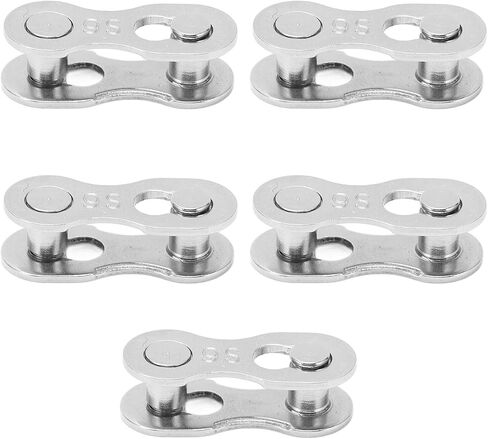 5 Pairs Heavy Duty Bike Chain Master Link, Reusable Bike Chain Link Connector, Quick Split Chain Repair Link with Steel Material, 11 Speed Quick Link in Saudi Arabia