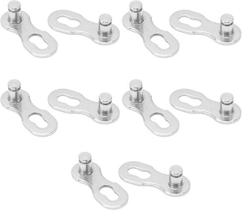 5 Pairs Heavy Duty Bike Chain Master Link, Reusable Bike Chain Link Connector, Quick Split Chain Repair Link with Steel Material, 11 Speed Quick Link in Saudi Arabia