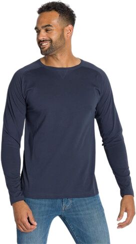 Ably Papa Men's Raglan Long Sleeve Tee | Repels Liquids, Stains, and Odors in Kuwait