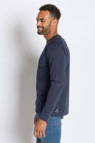 Ably Papa Men's Raglan Long Sleeve Tee | Repels Liquids, Stains, and Odors in Kuwait
