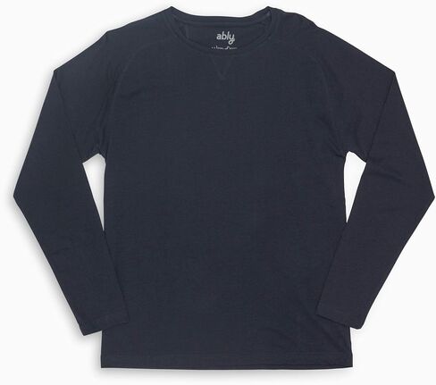 Ably Papa Men's Raglan Long Sleeve Tee | Repels Liquids, Stains, and Odors in Kuwait