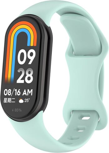 FitTurn 1Pcs Bands for Xiaomi Band 10 9 8 for Women/Men,Sport Waterproof Silicone Strap for Xiaomi Band 10 9 8 Watch Band Replacement Wristband in Saudi Arabia