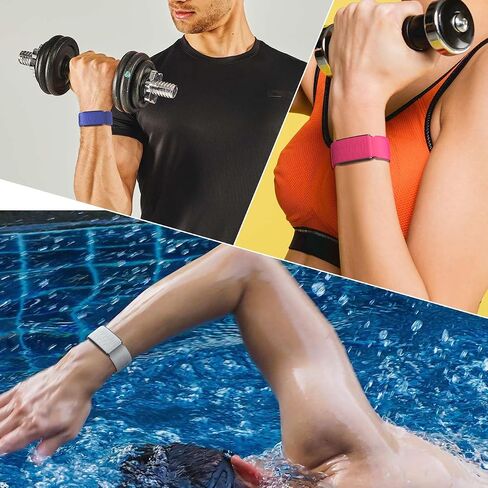 Men Women Soft Silicone Wristband Compatible with Whoop 4.0 Band Strap, Replacement Adjustable Breathable Sport Band for Whoop 4.0 & U-shaped Metal Frame in Saudi Arabia
