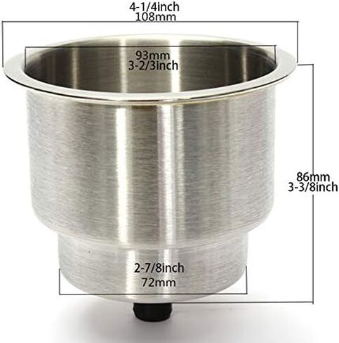 Raider CH-250 Pylon Cup Drink Holder for 2.5"/3“ Pylon, Boat ski Pole, Wakeboard Tower,T-top, clamp on in Kuwait