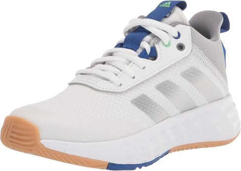 adidas Unisex-Child Originals Flex White/Silver Metallic/Team Royal Blue 11 Little Kid in Saudi Arabia