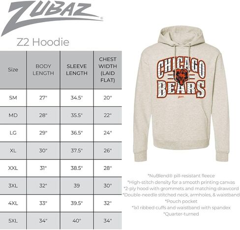 بلوفر بغطاء للرأس من الصوف للجنسين من Zubaz NFL للرجال والنساء in Saudi Arabia