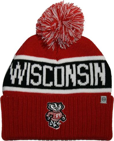 Unisex College Warrior Knit Hat with Pom in Kuwait