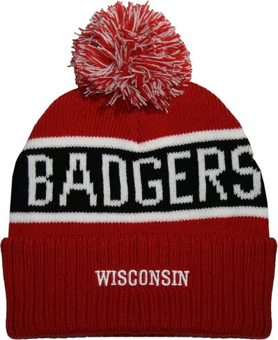 Unisex College Warrior Knit Hat with Pom in Kuwait