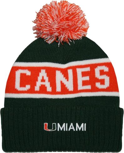 Unisex College Warrior Knit Hat with Pom in Kuwait