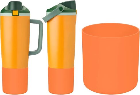 Higher Boot Compatible with Owala 30oz 40oz FreeSip Sway Water Bottle & Tumbler, Anti Scratch & Anti Slip Large Silicone Protective Bottom Sleeve Cover for Owalaa Sway in Saudi Arabia
