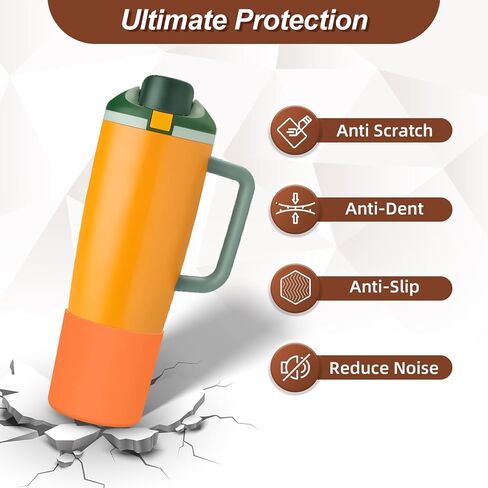 Higher Boot Compatible with Owala 30oz 40oz FreeSip Sway Water Bottle & Tumbler, Anti Scratch & Anti Slip Large Silicone Protective Bottom Sleeve Cover for Owalaa Sway in Saudi Arabia