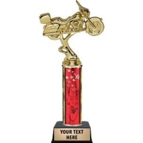 جوائز الطريق للدراجات النارية، جائزة Red Stars Motorcycle Road Trophy مع نقش رئيسي مخصص in Kuwait