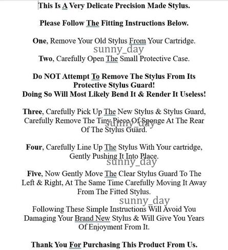 Generic Diamond-type Replacement Stylus Needle For Shure M70B N70B N72B M70EJ M110E ME910EJ LP Vinyl Gramophone Turntable Phonograph Cartridge Accessories in Kuwait