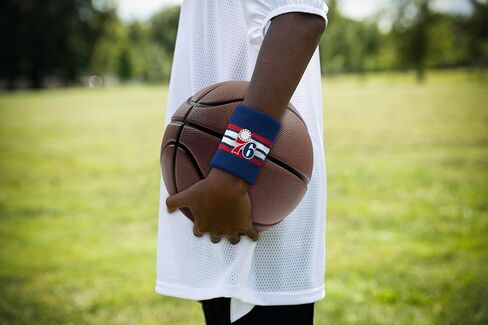 For Bare Feet NBA Officially Licensed Team Logo Headband & Wristband Combo Pack Team Color OSFM in Saudi Arabia