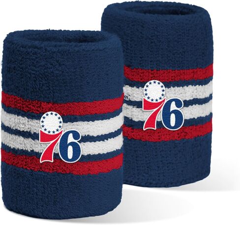 For Bare Feet NBA Officially Licensed Team Logo Headband & Wristband Combo Pack Team Color OSFM in Saudi Arabia