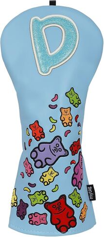 Golf Club Covers for Woods and Driver, Gummy Bears Pattern Headcover, Golf Headcovers for Kids Youth Girls Boys in Saudi Arabia