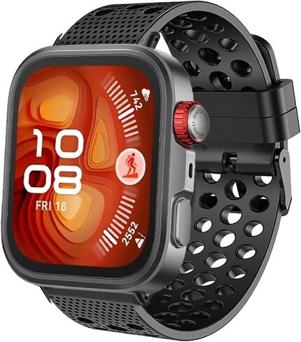 Lamshaw Compatible with Huawei Watch Fit 4 Pro Bands, Silicone Replacement Wristbands Sport Strap with Metal Buckle Compatible with Huawei Watch Fit 4 Pro, Fit 4, Fit 3 in Kuwait