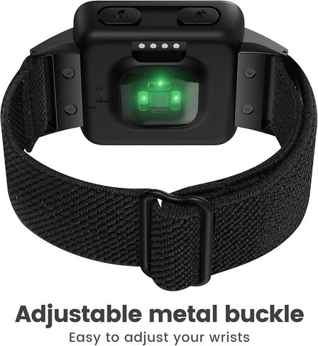 NotoCity لـ Garmin Forerunner 35 Band، حزام ساعة بديل مرن مضفر بحلقة فردية لـ Garmin Forerunner 35 in Kuwait