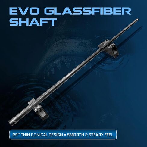 EVO MEG Maxbing Edition Pool Cue Stick Combo, Low Deflection Professional Pool Stick 12.5mm Tip, Billiard Cue Stick for Adults with 5/16-18 Joint, Carbon Composite Butt, Wrapless Design in Saudi Arabia