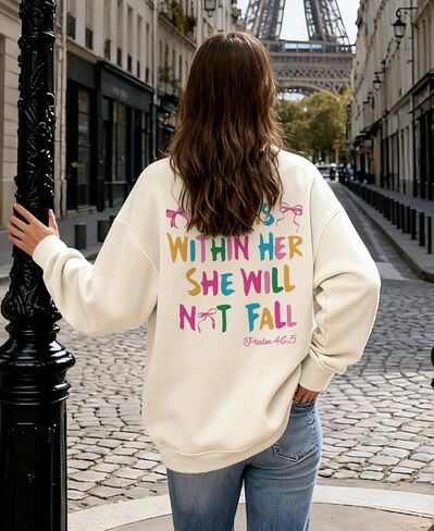 Christian Sweatshirts for Women Oversized God and Shark Faith Religious Shirts Bible Verse Inspirational Pullover Tops in Saudi Arabia
